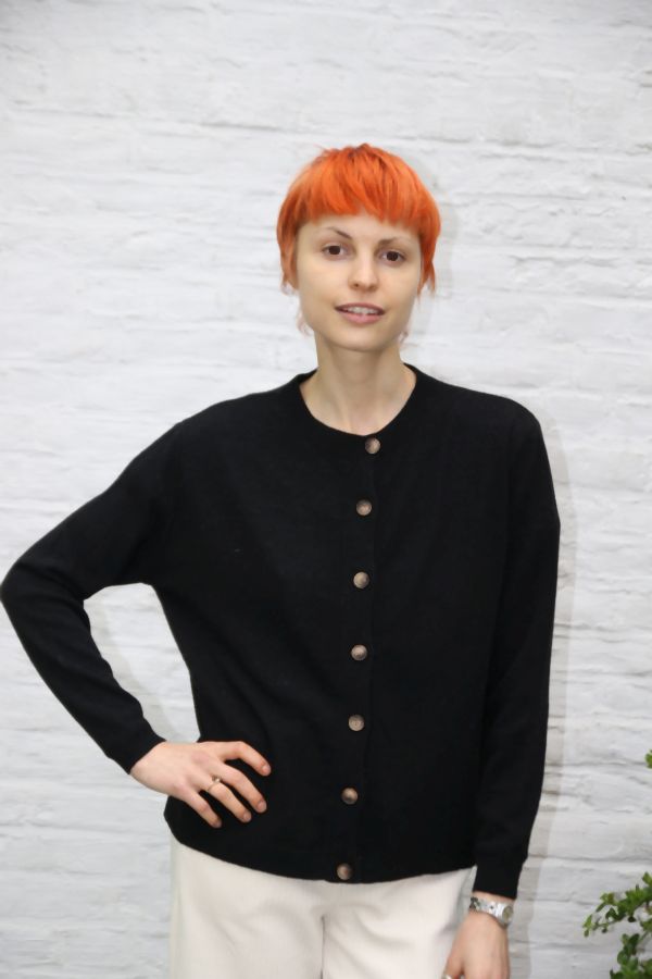 Tijdloze cardigan Maes nm80