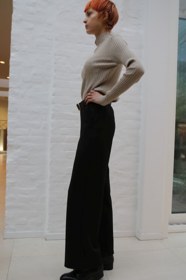 Broek Nando nm25 diagonaal gelijnd strass steentjes 