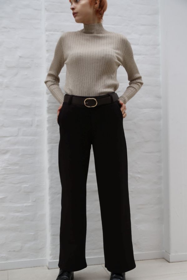 Broek Nando nm25 diagonaal gelijnd strass steentjes 