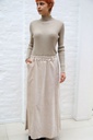 Rok Nasim glamy velours split achterkant