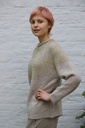 Tricot pull Nim nm26 glitter aan schouder ronde hals