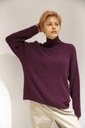 Pull Quirine nm27 ronde kraag bay Suria alpaca 