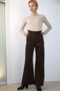 Lef 3102 nm67 gabardine hoge taille dubbel rij knopen kapnaad