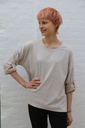 Pull Mies met opgestroopte mouw nm28