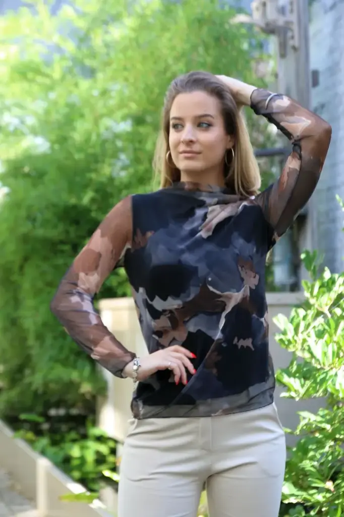 T-shirt Marcus tie&dye netstof nm48