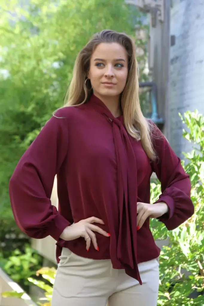 Blouse Muhammad met strik 