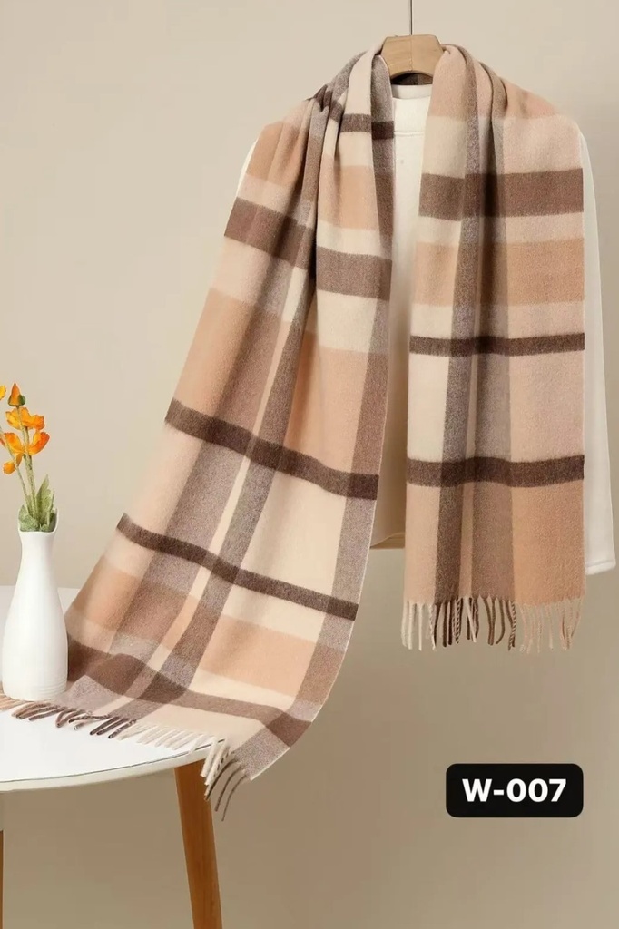 Layth 700 nm100 madras karro wol met franjes