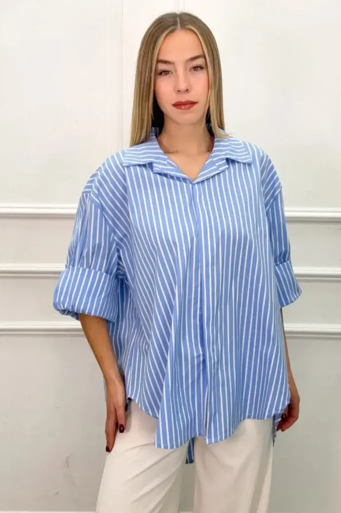 Gestreepte blouse Raff nm70