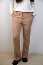Broek Owen nm51 toile rechte pijp hoge taille 