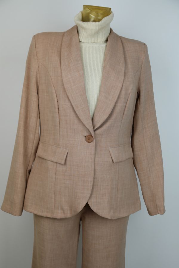  Vest Oliver nm51 viscose toile smokingkraag 