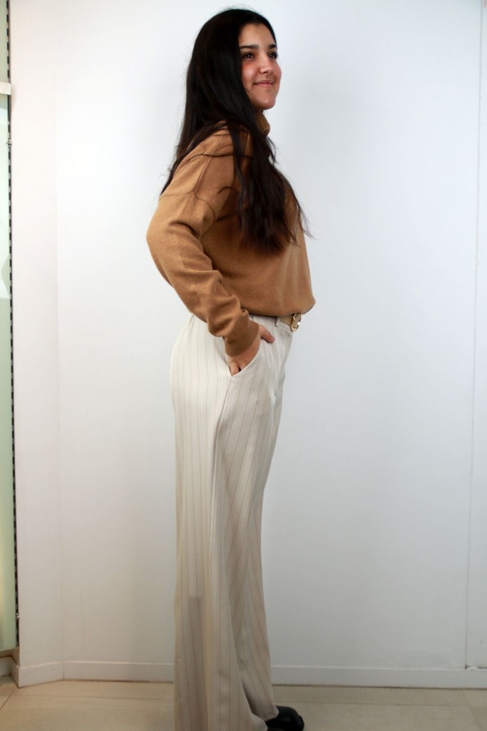 Broek Omar nm51 krijtstreep gabardine 