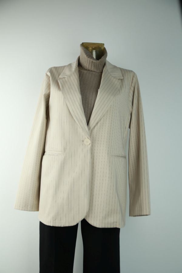 Maxivest Olaf nm51 krijtstreep reverskraag 