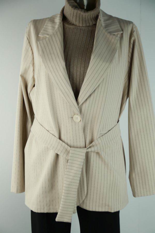 Vest Ole nm45 krijtstreep reverskraag 