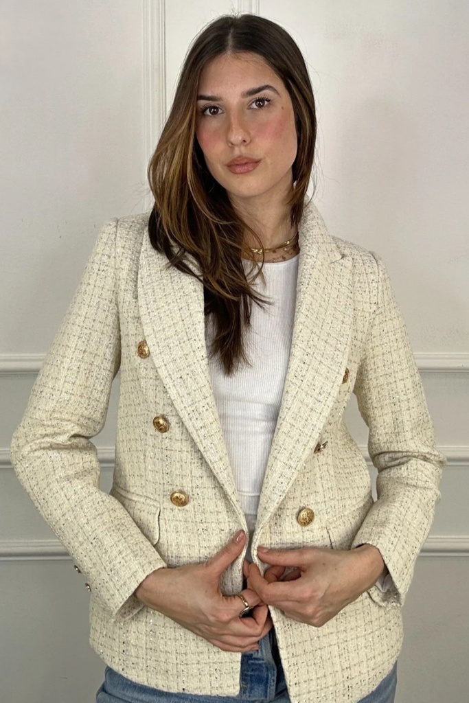 Vest Oskar nm73 nopjesgaren reverskraag