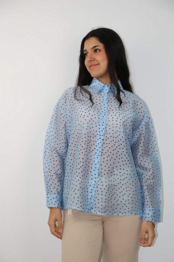 Blouse Rhode with polka dots nm85
