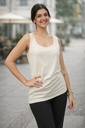 Tanktop Randy met open ronde hals nm95