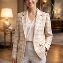 Blazer Nikay nopjesgaren geruit patroon reverskraag 