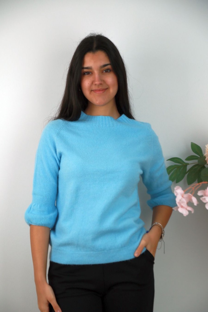 Pull Niven nm10 driekwart mouwen gepofte mouwboord