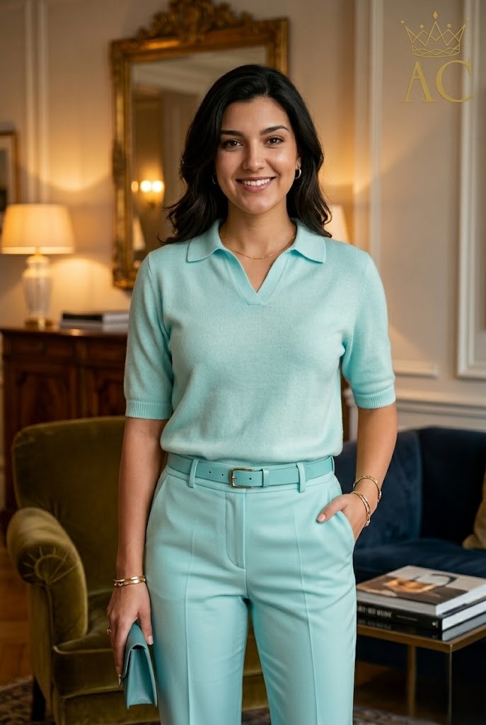 Pull Noxx nm50 v-hals met kraagje driekwartmouwen