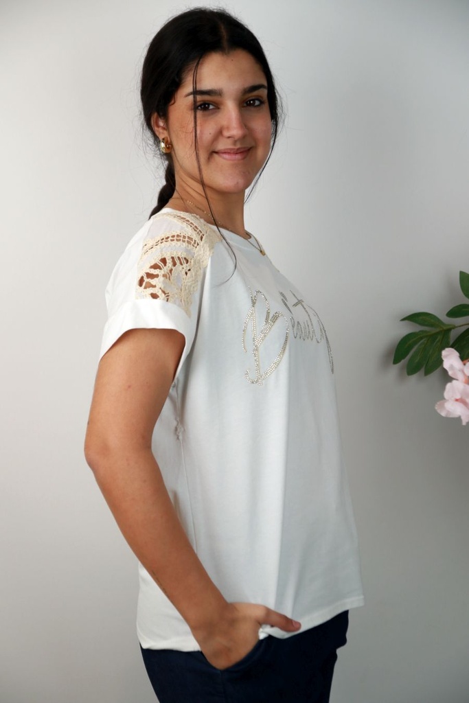 T-shirt Nail nm92 beautiful in stras 