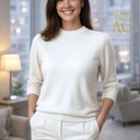 Pull Nyssa nm50 ronde hals Amerikaanse mouwinzet 