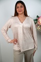 Jersey t-shirt Raymond met v-hals nm20