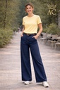 Jeansbroek Orla nm70 wijde pantalon effen lichte denimkwaliteit