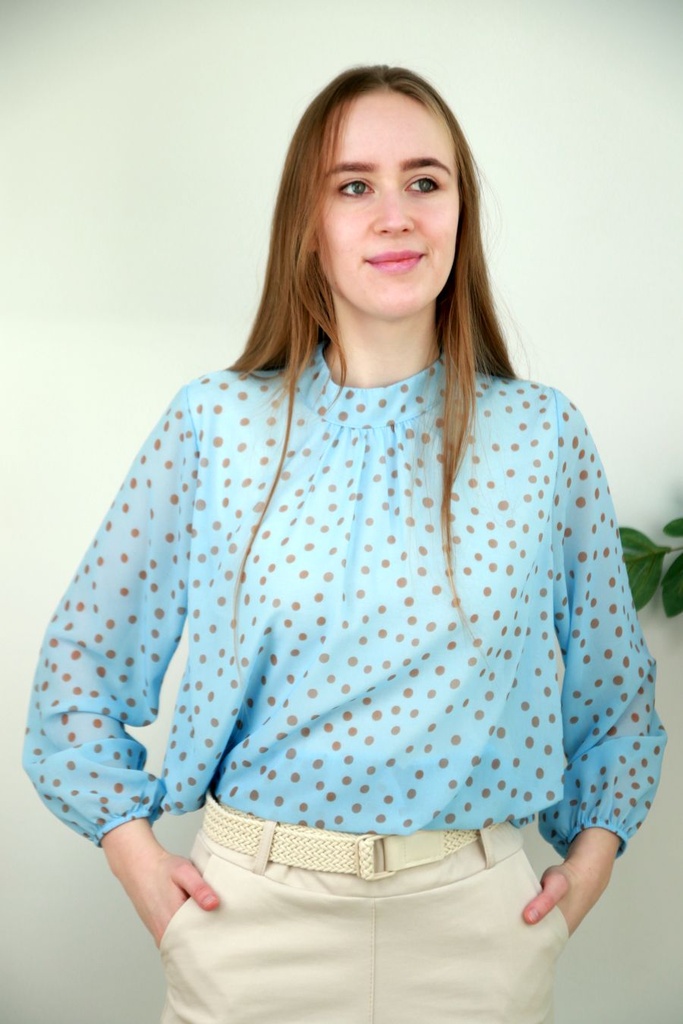 Cropped stippenblouse Raaf nm48