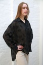 Blouse Remy embroidered leaf pattern nm85