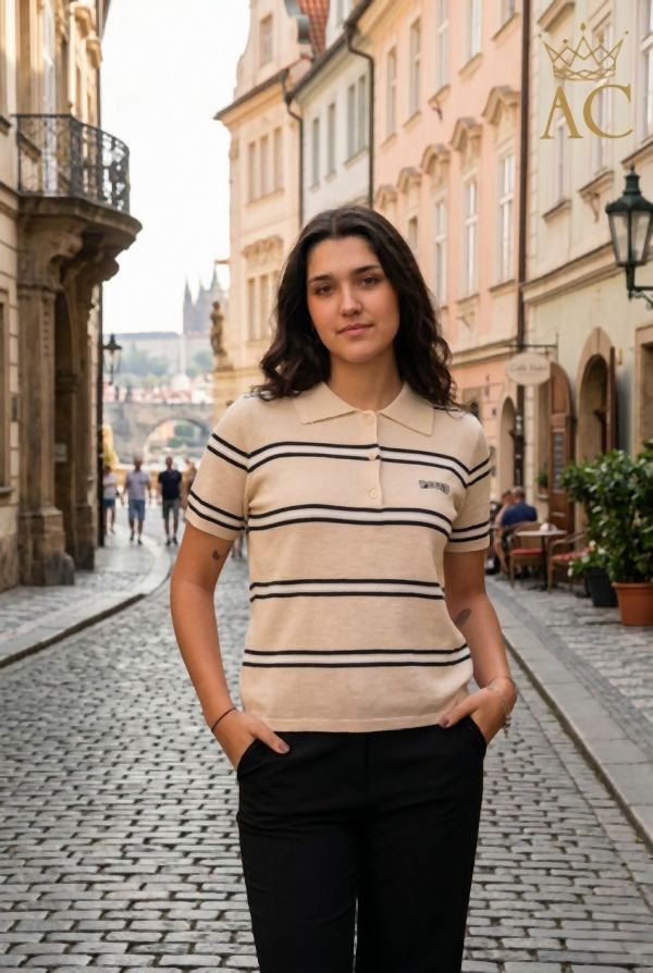 T-shirt Nouha nm85 col polo paix