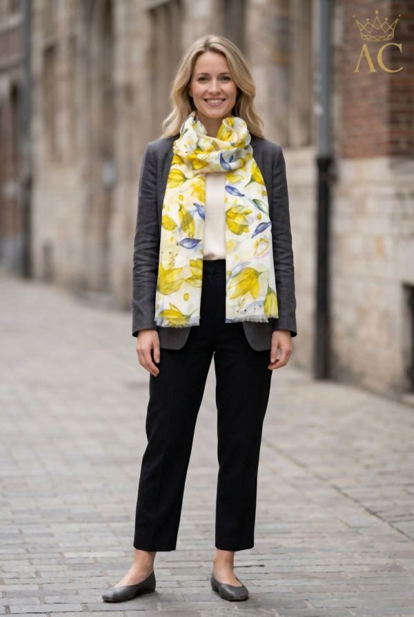 Scarf Nafisa nm100 tulips