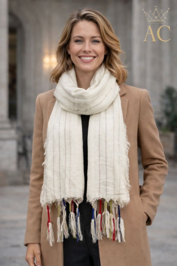 Scarf Nikos nm7 with colored fringes