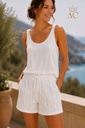 Short Sharon nm95 ajour taille élastique à carreaux