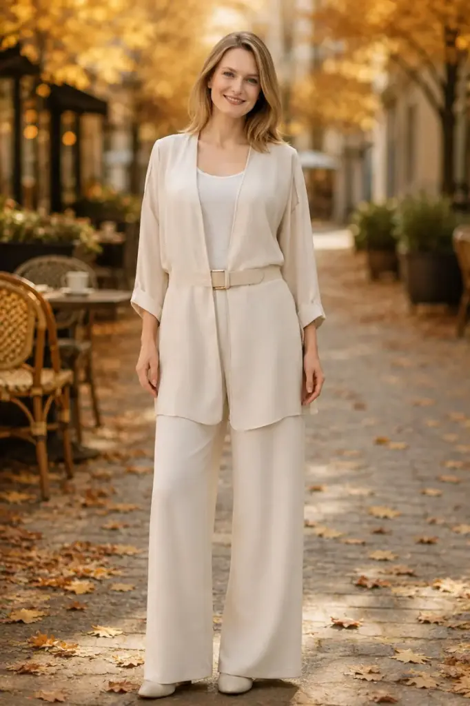 Veste Thije nm100 à boutons, sans col, manches trompettes