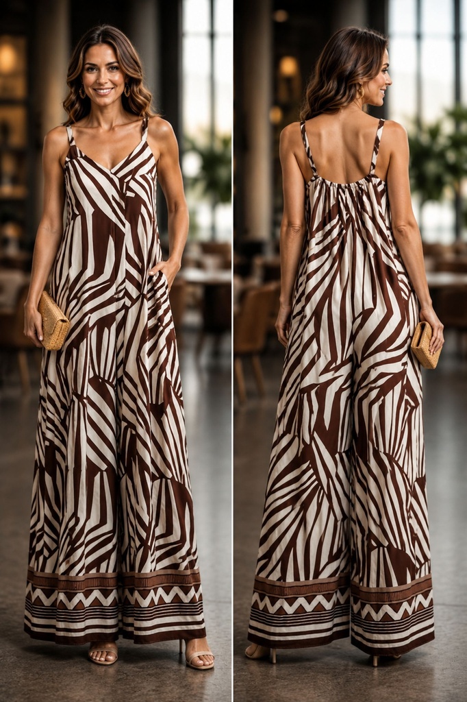 jumpsuit Tiemen nm100 strepenpatch zoom sjabloon V-hals open rug medium bretel