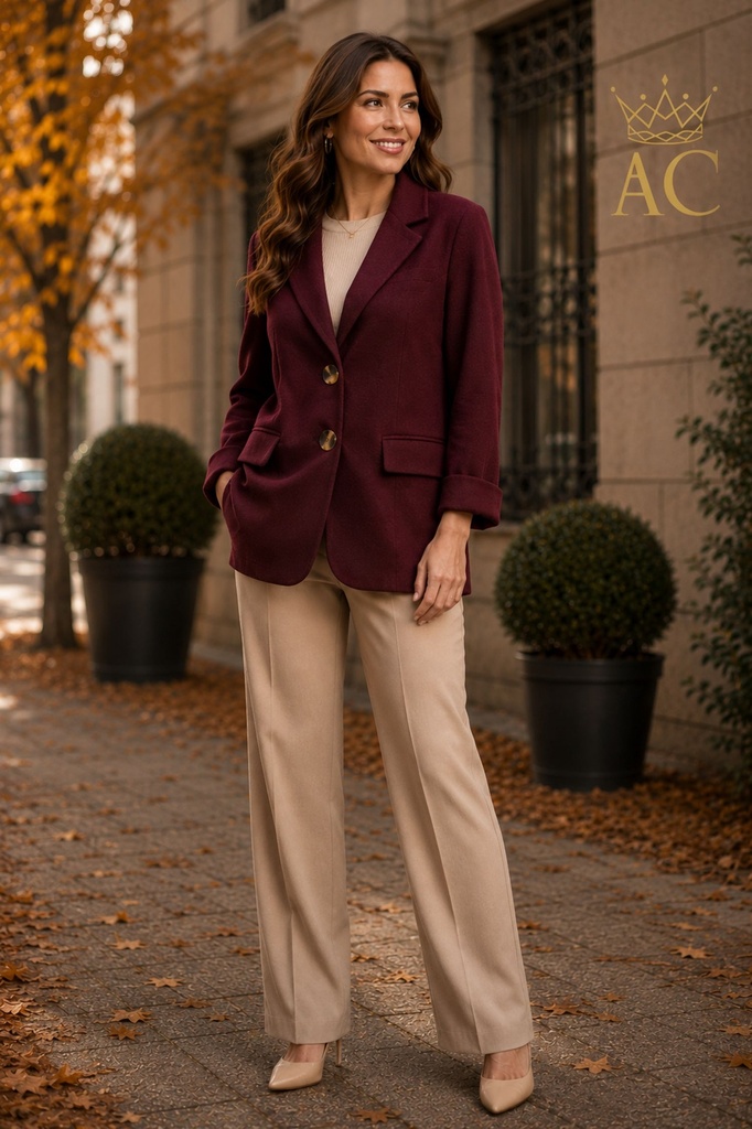 Blazer Tymo nm65 reverskraag 2 sierkleppen 2 knopen