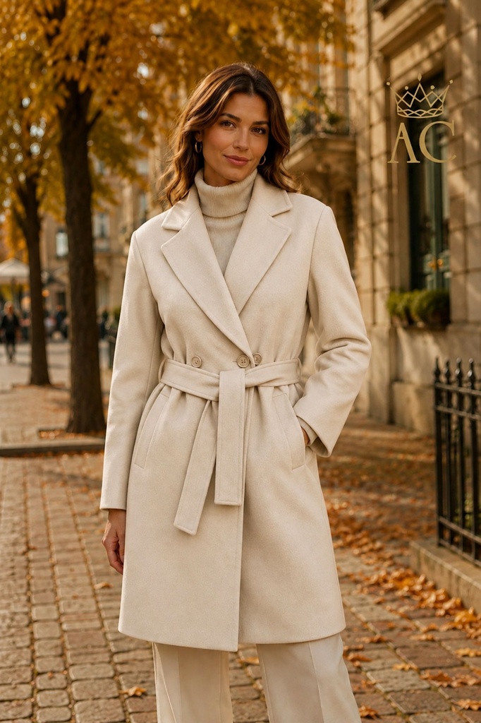 Veste Thalia nm15, col pointu, double fermeture à 2 boutons