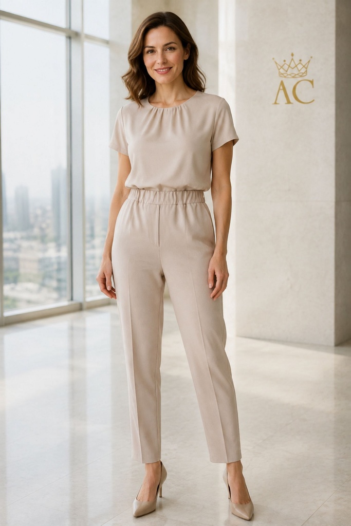 Pantalon Tjibbe nm65, pantalon basique