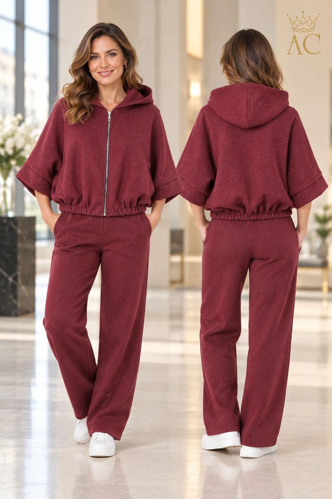 Cardigan Veli nm12 en tissu de plomb, capuche, fermeture éclair, manches chauve-souris, ourlet bouffant