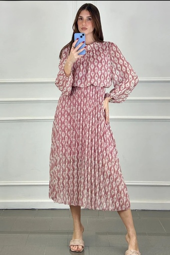 Long dress James string print