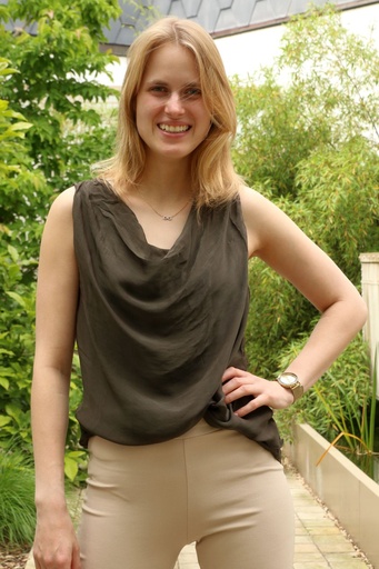 Zijden tank top Keet