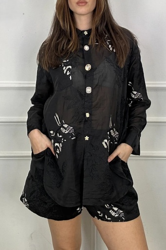 Shintz tunic with shorts Johanna