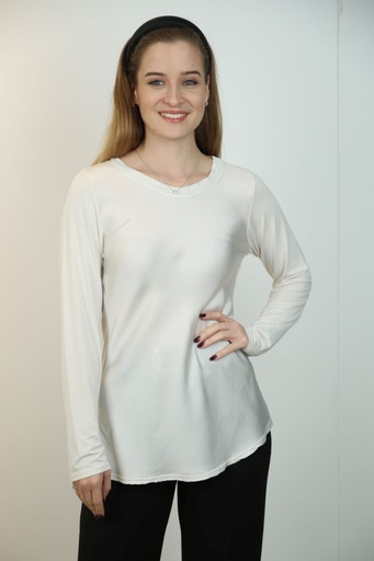 T-shirt Kjell open hals