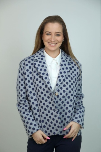 Polka dot blazer Keira