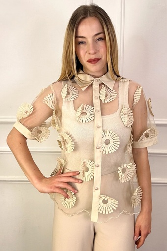 Blouse Jayda overlay daisies