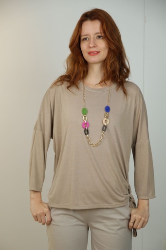 [10016129001] Shirt Kadir with necklace