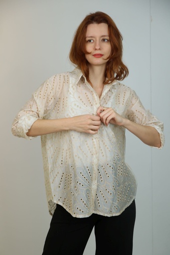 [10016169001] Blouse transparente Kiano