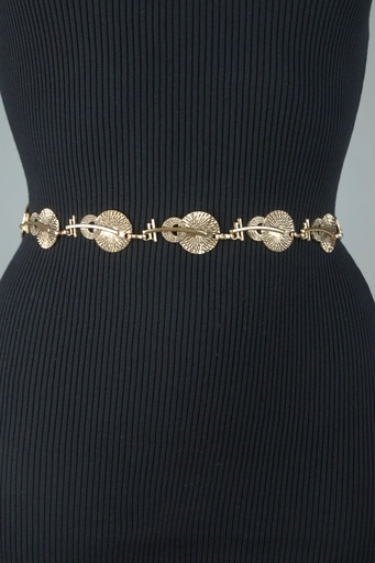 [10016207001] Vergulde tailleketting Joa