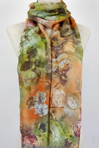 Foulard à fleurs Katharina