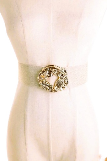 Belt Joppe oval oyster buckle